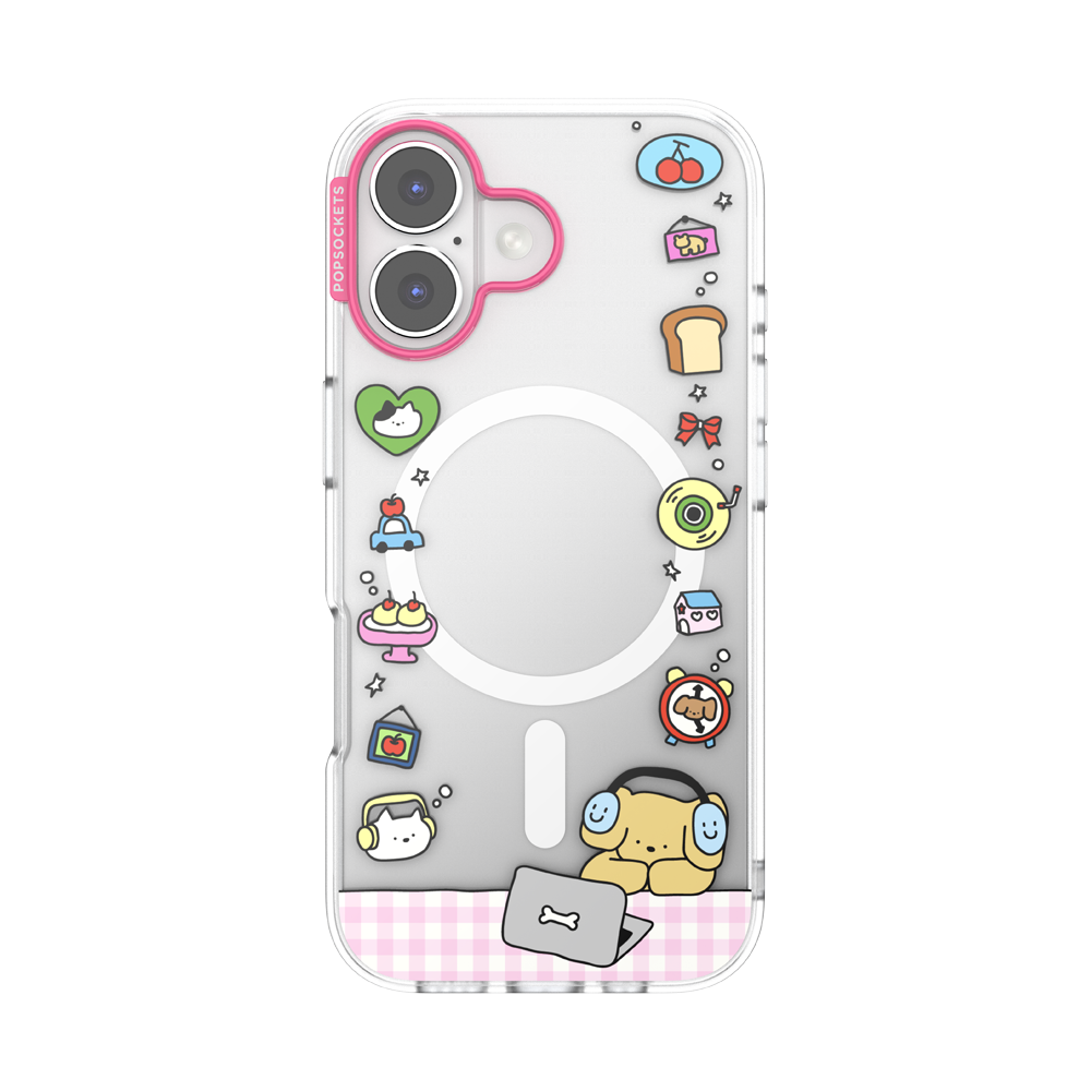 Dog Typing — iPhone 17 MagSafe Case - US 41395
