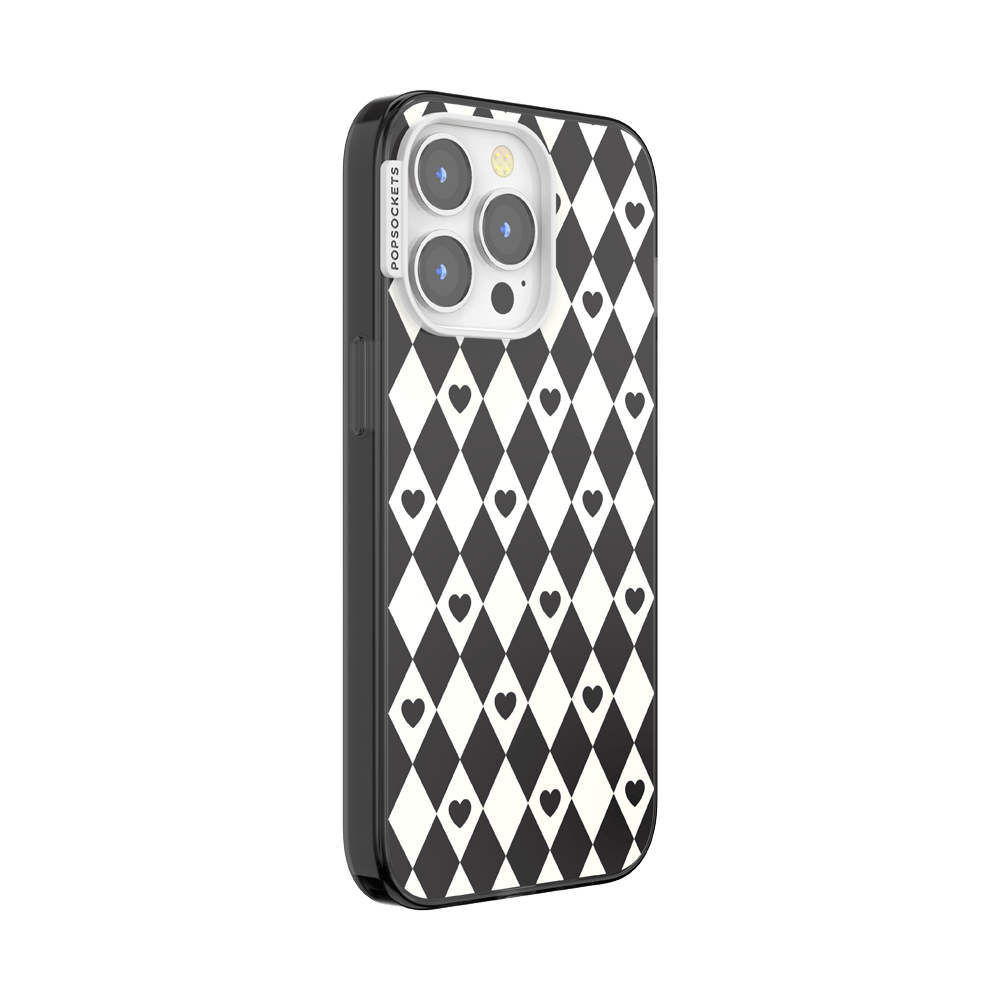 Harlequin Hearts Black  — iPhone 13 Pro MagSafe Case - US 68885