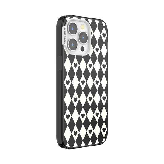 Harlequin Hearts Black  — iPhone 13 Pro MagSafe Case - US 68885