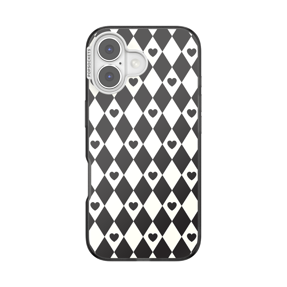 Harlequin Hearts Black — iPhone 17 MagSafe Case - US 26363