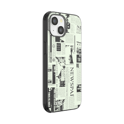 Hot off the Press Black — iPhone 13 MagSafe Case - US 66134