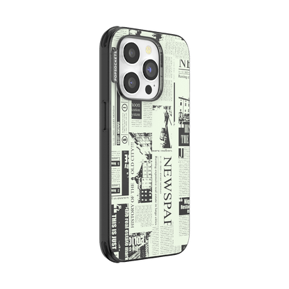 Hot off the Press Black — iPhone 14 Pro MagSafe Case - US 13065