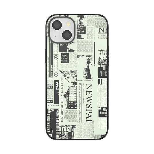 Hot off the Press Black — iPhone 15 Plus MagSafe Case - US 04904