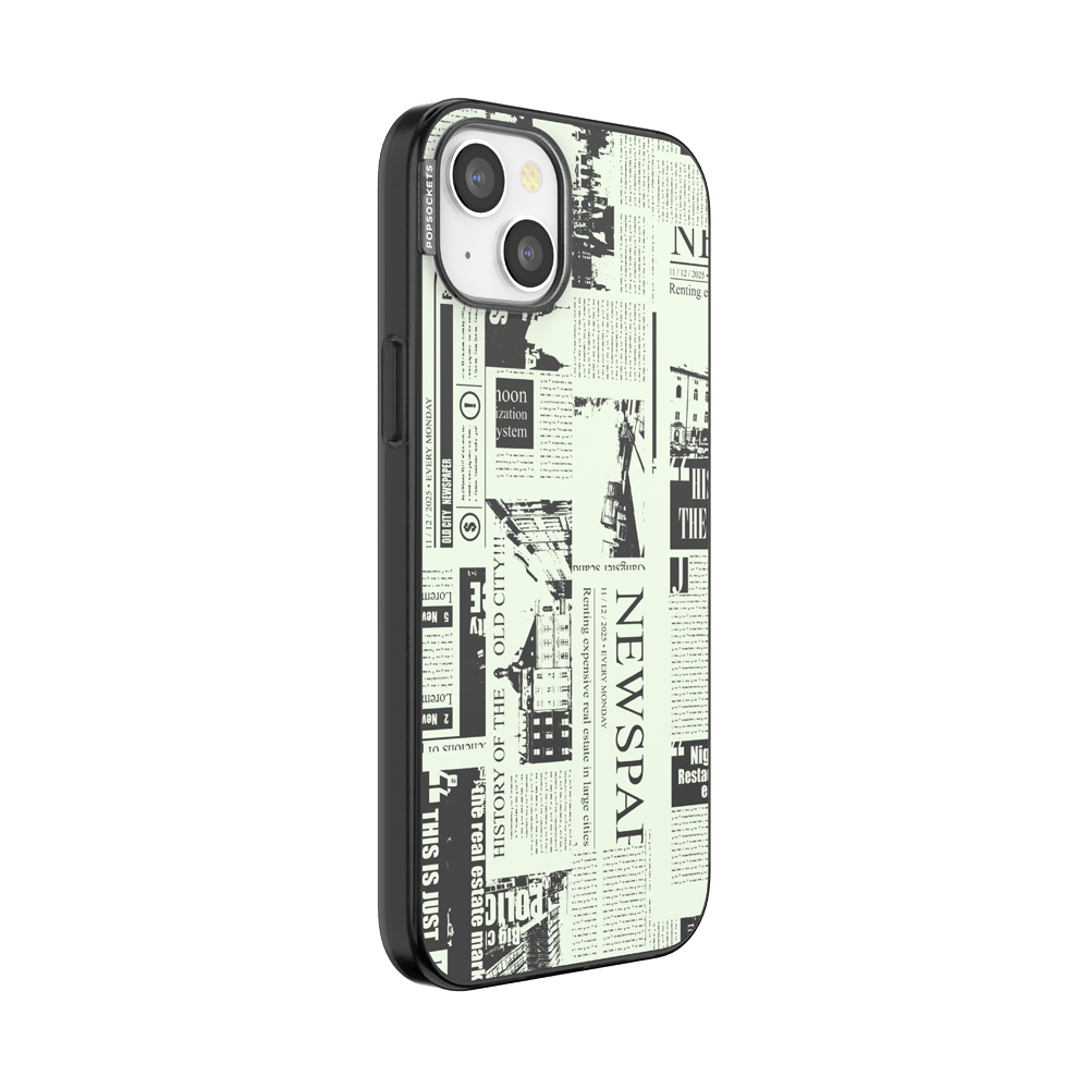 Hot off the Press Black — iPhone 15 Plus MagSafe Case - US 04904