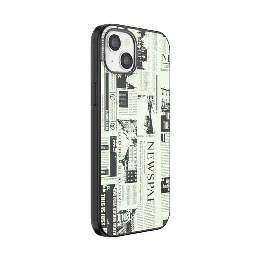 Hot off the Press Black — iPhone 15 Plus MagSafe Case - US 04904