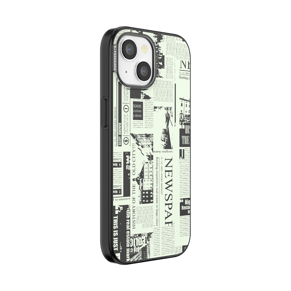 Hot off the Press Black — iPhone 15 MagSafe Case - US 39164
