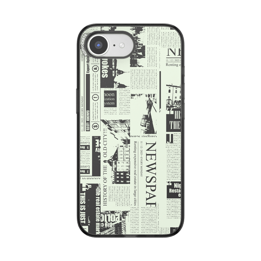 Hot off the Press Black — iPhone 17e/16e MagSafe Case - US 91563