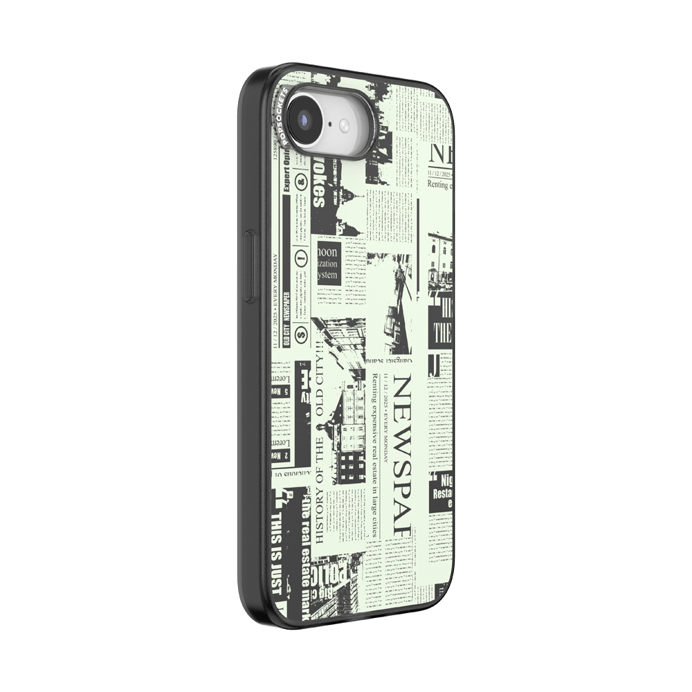 Hot off the Press Black — iPhone 17e/16e MagSafe Case - US 24332