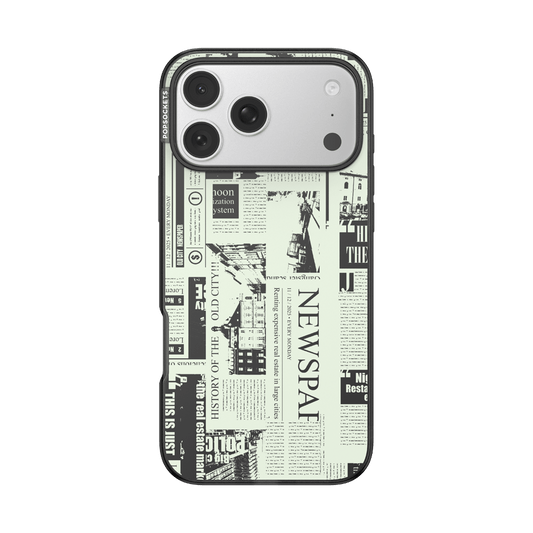 Hot off the Press Black — iPhone 17 Pro Max MagSafe Case - US 86391