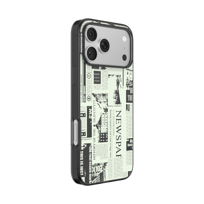 Hot off the Press Black — iPhone 17 Pro Max MagSafe Case - US 37911
