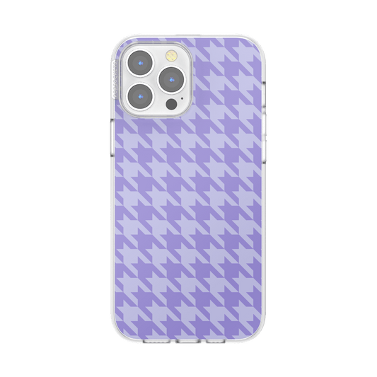 Lilac Houndstooth — iPhone 13 Pro Max MagSafe Case - US 65882