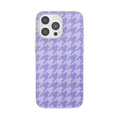 Lilac Houndstooth — iPhone 15 Pro Max MagSafe Case - US 85614