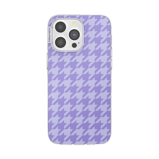 Lilac Houndstooth — iPhone 15 Pro Max MagSafe Case - US 85614
