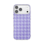 Lilac Houndstooth — iPhone 17 Pro Max MagSafe Case - US 32480