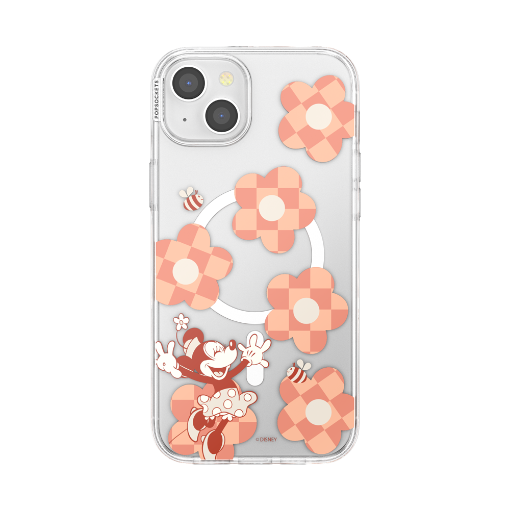 Minnie Checkered Flower  — iPhone 15 Plus MagSafe Case - US 60389