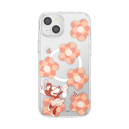 Minnie Checkered Flower  — iPhone 15 Plus MagSafe Case - US 60389