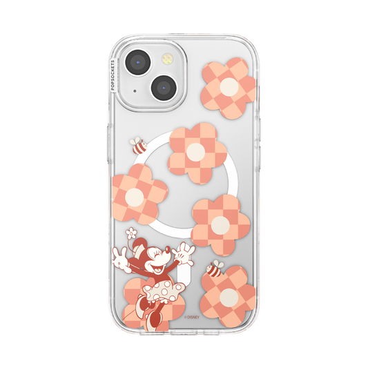 Minnie Checkered Flower  — iPhone 15 MagSafe Case - US 64797