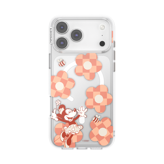 Minnie Checkered Flower — iPhone 17 Pro Max MagSafe Case - US 07106
