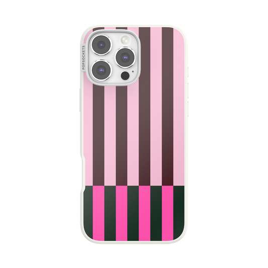 Pop of Pink Stripe — iPhone 16 Pro Max MagSafe Case - US 45116