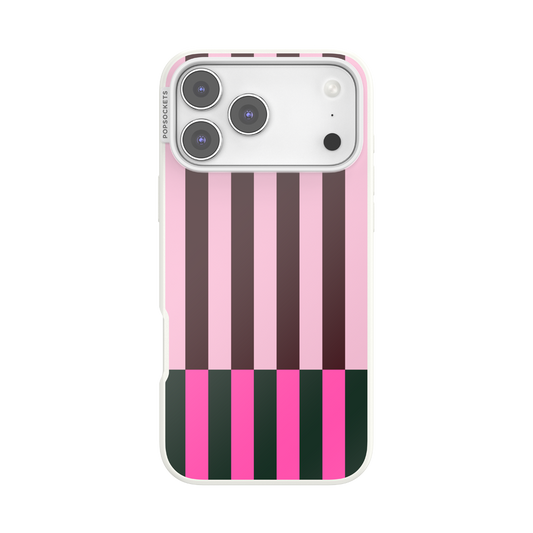 Pop of Pink Stripe — iPhone 17 Pro Max MagSafe Case - US 72254