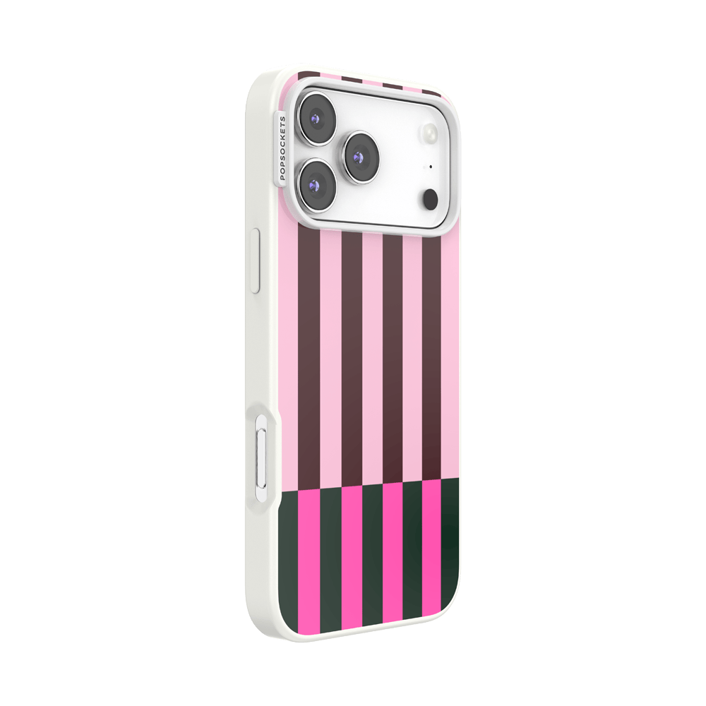 Pop of Pink Stripe — iPhone 17 Pro Max MagSafe Case - US 65940