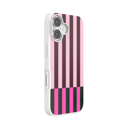 Pop of Pink Stripe — iPhone 17 MagSafe Case - US 54368