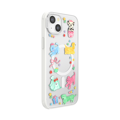 Puppy Cluster — iPhone 14 Plus MagSafe Case - US 13517
