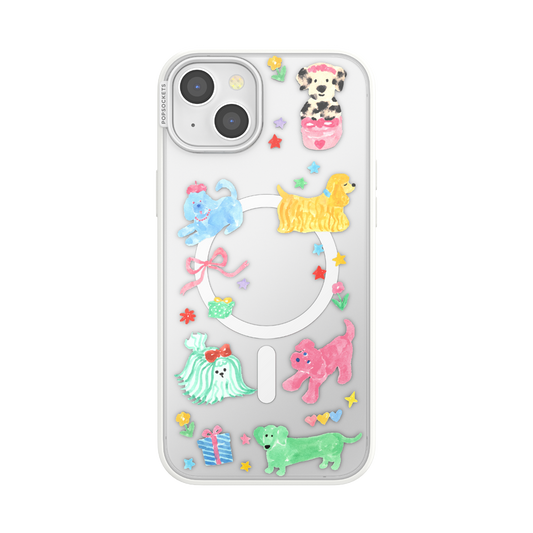 Puppy Cluster — iPhone 15 Plus MagSafe Case - US 30481