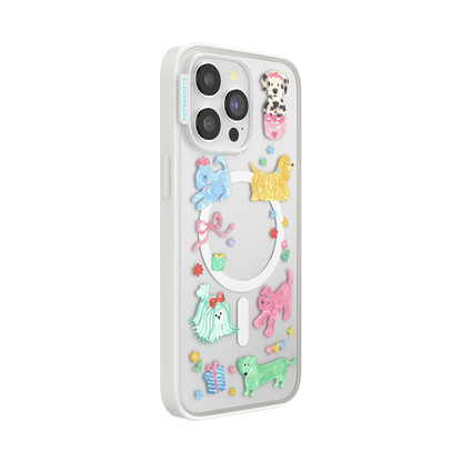 Puppy Cluster — iPhone 15 Pro Max MagSafe Case - US 76469