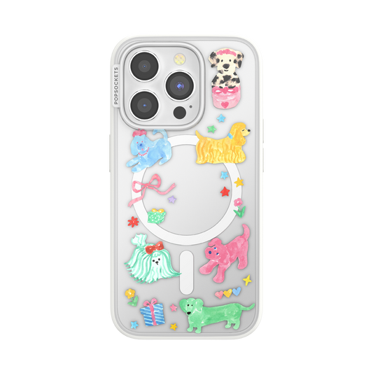 Puppy Cluster — iPhone 15 Pro MagSafe Case - US 20988