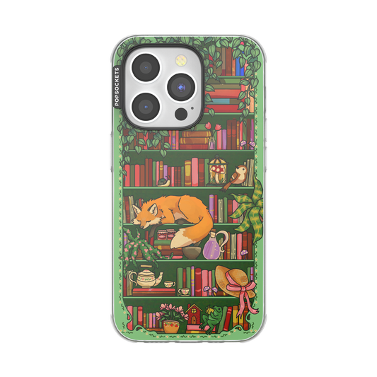 Storied Shelves Green — iPhone 14 Pro MagSafe Case - US 63611