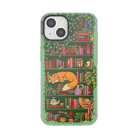 Storied Shelves Green — iPhone 14 MagSafe Case - US 44447