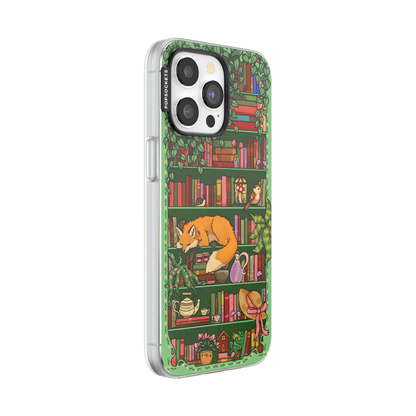 Storied Shelves Green — iPhone 15 Pro Max MagSafe Case - US 64103