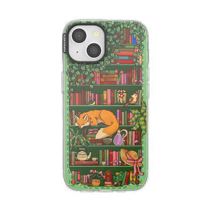 Storied Shelves Green — iPhone 15 MagSafe Case - US 90782
