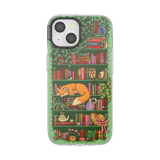 Storied Shelves Green — iPhone 15 MagSafe Case - US 90782