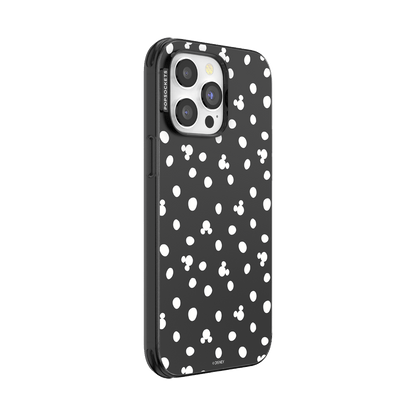 Translucent Black Mickey Polka Dot — iPhone 14 Pro Max MagSafe Case - US 05674