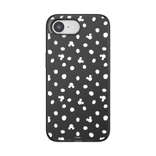 Translucent Black Mickey Polka Dot — iPhone 17e/16e MagSafe Case - US 46812