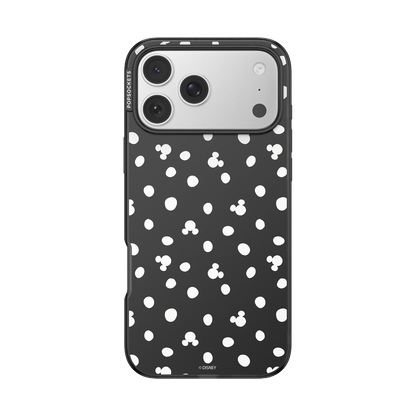 Translucent Black Mickey Polka Dot — iPhone 17 Pro Max MagSafe Case - US 54055
