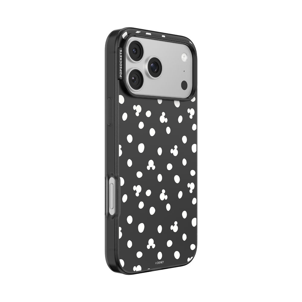 Translucent Black Mickey Polka Dot — iPhone 17 Pro Max MagSafe Case - US 63275
