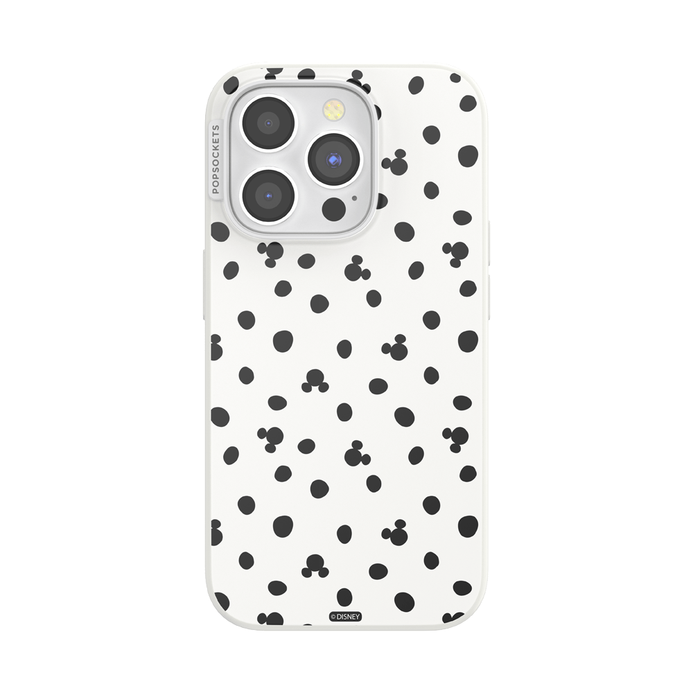 White Mickey Polka Dot — iPhone 15 Pro MagSafe Case - US 63847