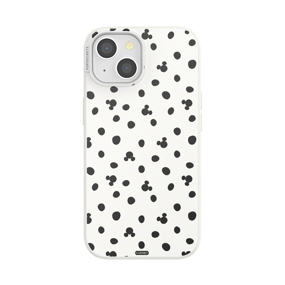 White Mickey Polka Dot — iPhone 15 MagSafe Case - US 19669