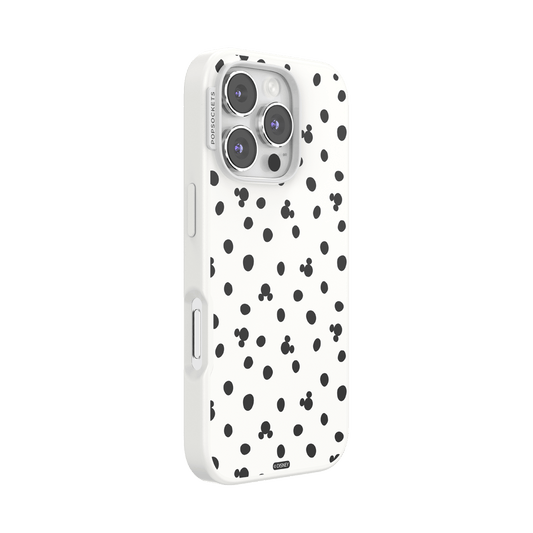 White Mickey Polka Dot — iPhone 16 Pro MagSafe Case - US 58699