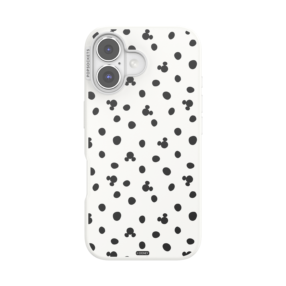 White Mickey Polka Dot — iPhone 16 MagSafe Case - US 64289