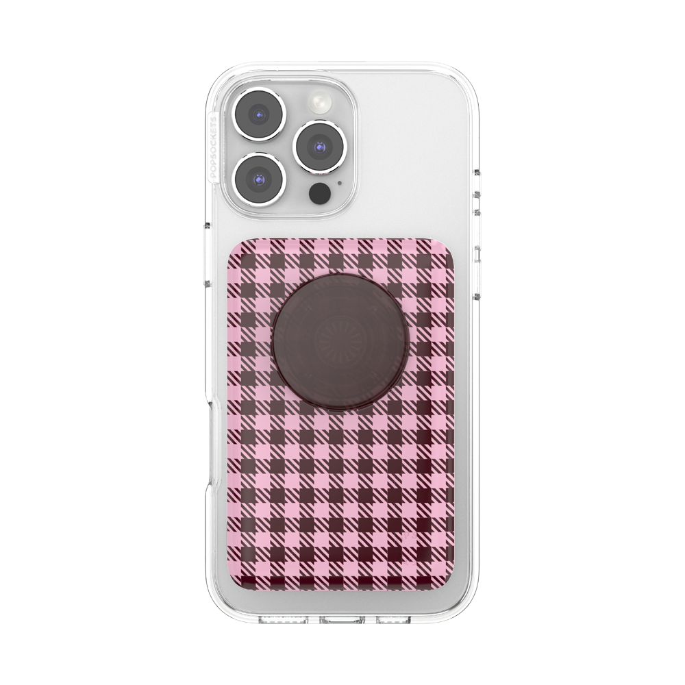 Black Cherry Gingham — MagSafe PowerPack - US 16543
