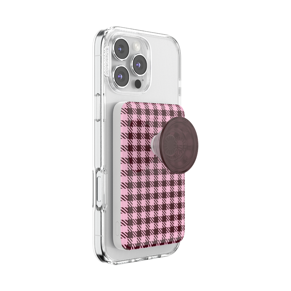Black Cherry Gingham — MagSafe PowerPack - US 16543