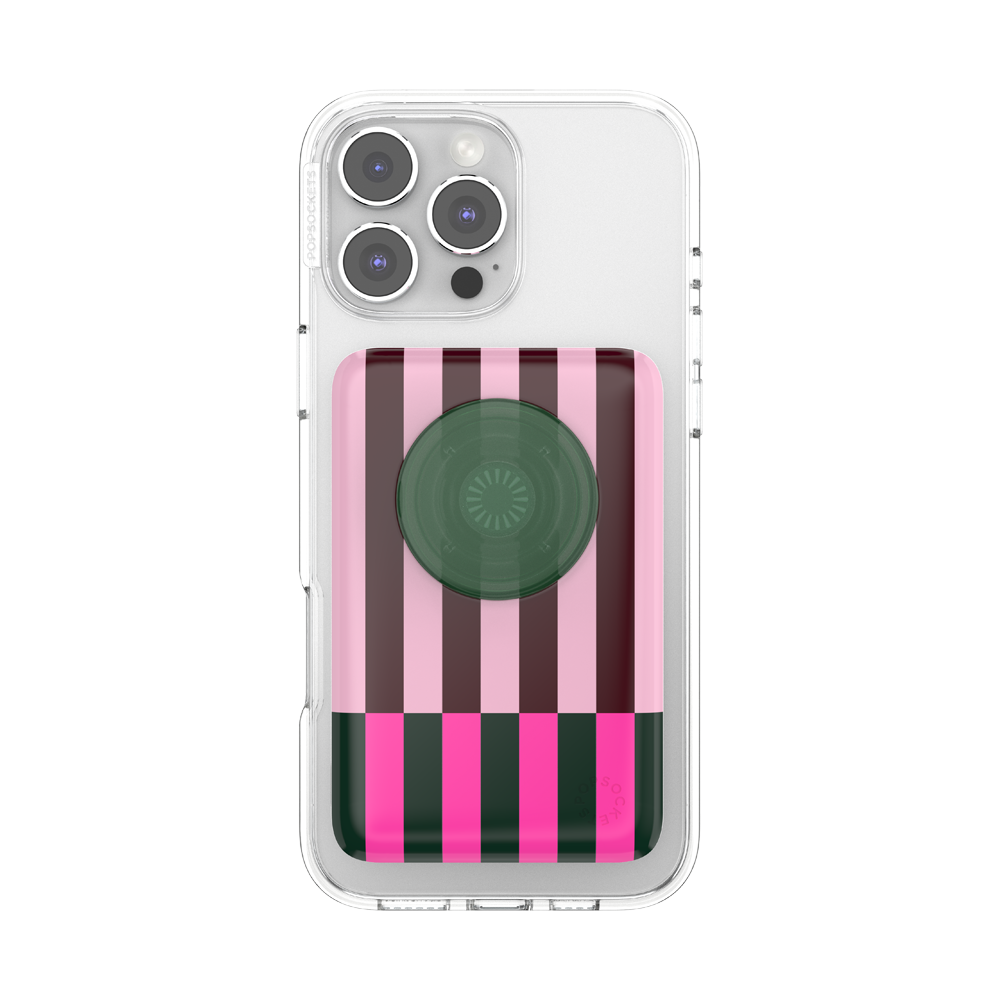 Pop of Pink Stripe — MagSafe PowerPack - US 19161