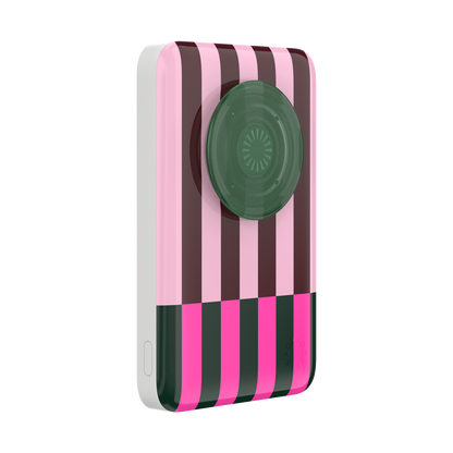 Pop of Pink Stripe — MagSafe PowerPack - US 19161