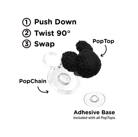 Plush Mickey Black — PopTop - US 63196