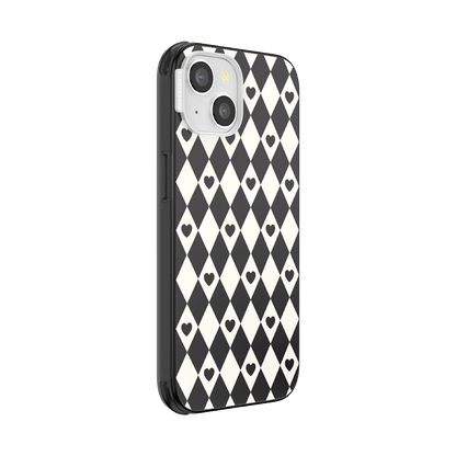 Harlequin Hearts Black  — iPhone 13 MagSafe Case - US 42400
