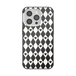 Harlequin Hearts Black — iPhone 14 Pro MagSafe Case - US 04934